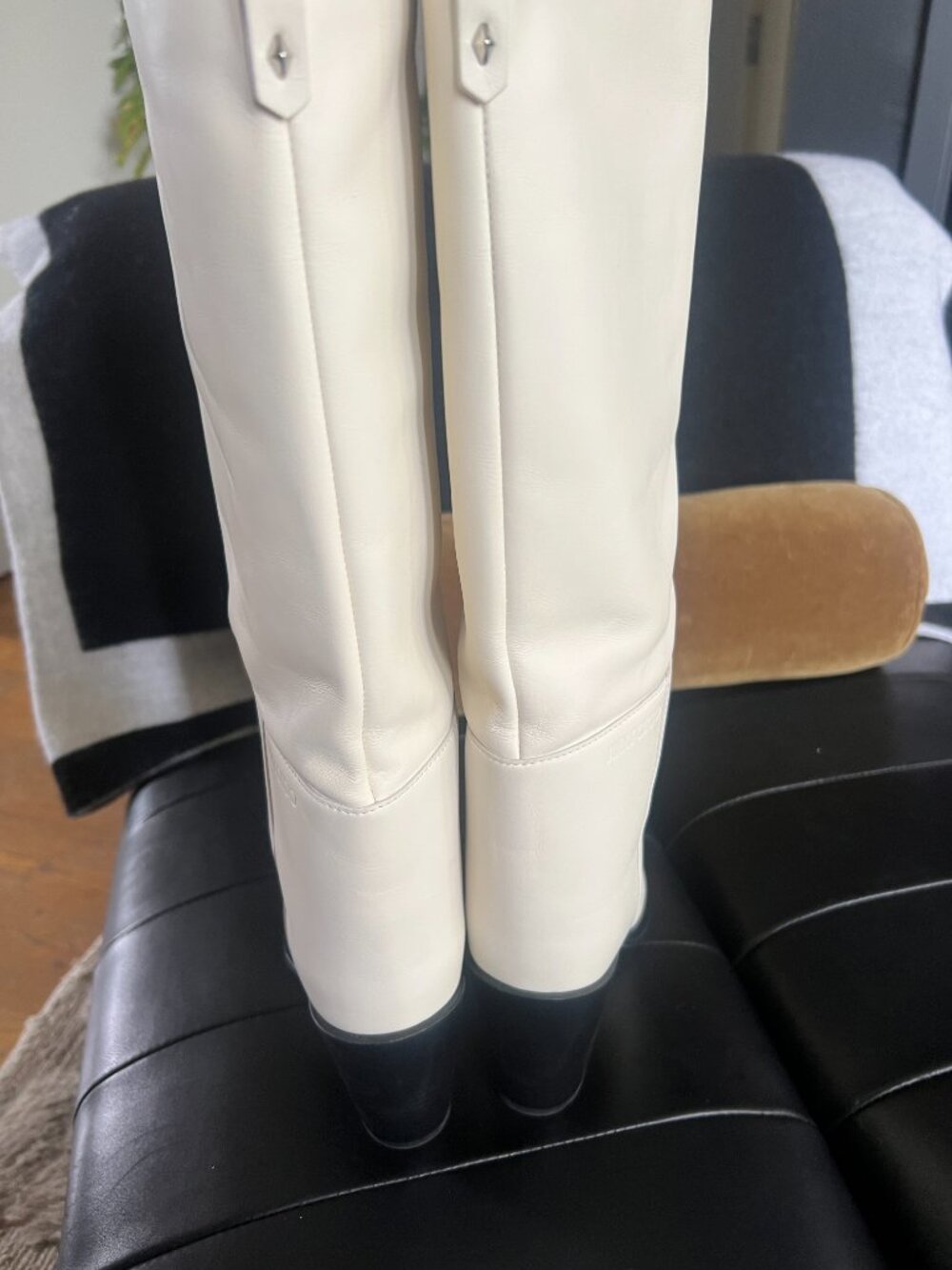 Jimmy Choo Cece Tall Boots - 80mm heel, 8.5 - Never Worn - Picture 10 of 16
